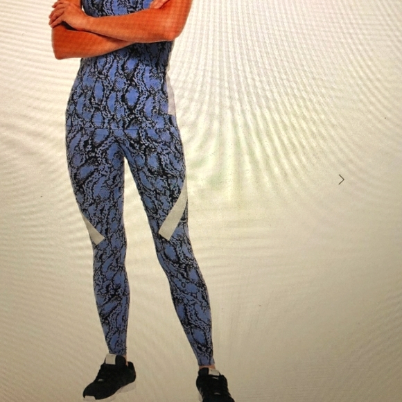 Stella Mccartney Adidas full length purple snake athletic leggings - Picture 4 of 4